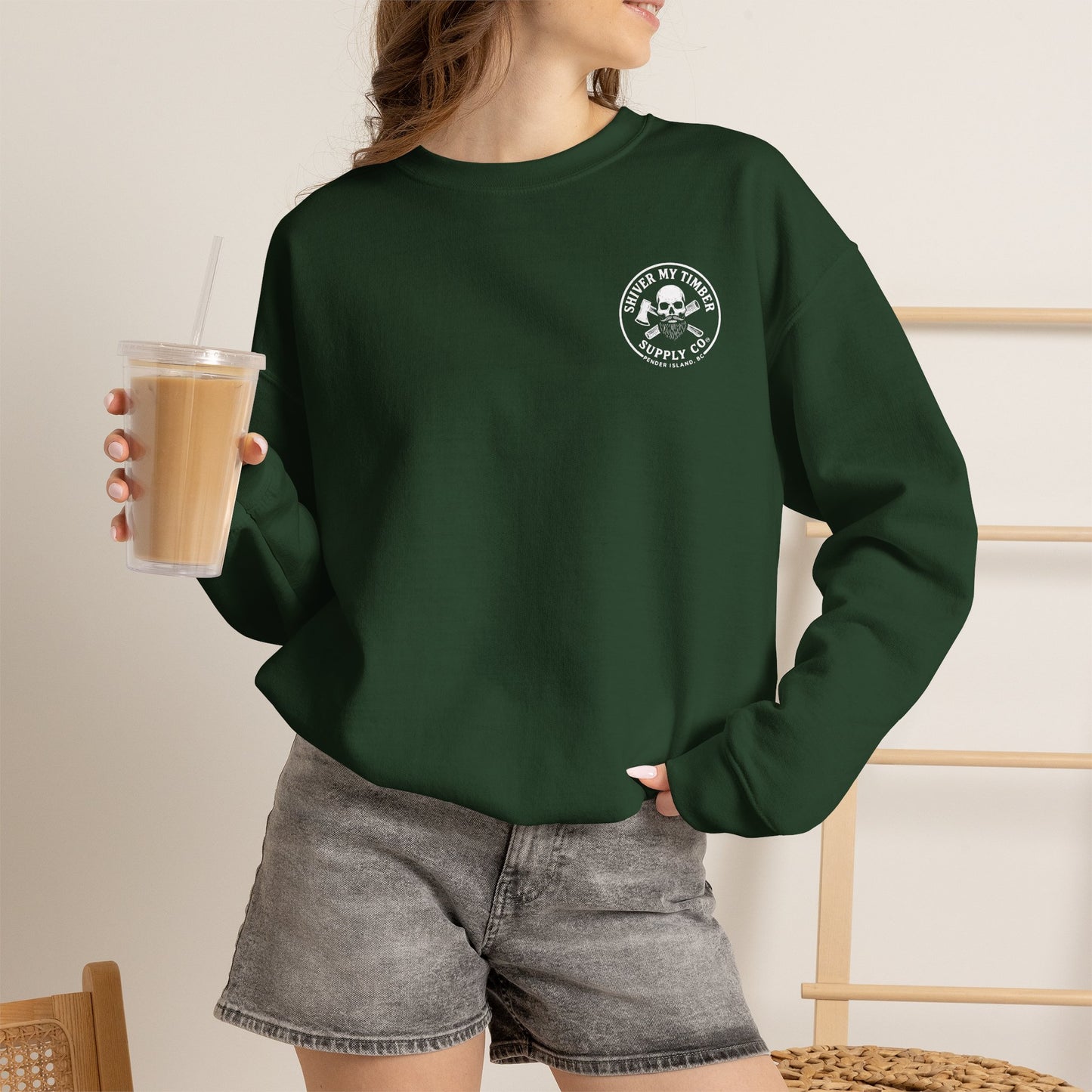 Shiver My Timber Crewneck Sweatshirt- Pender Edition