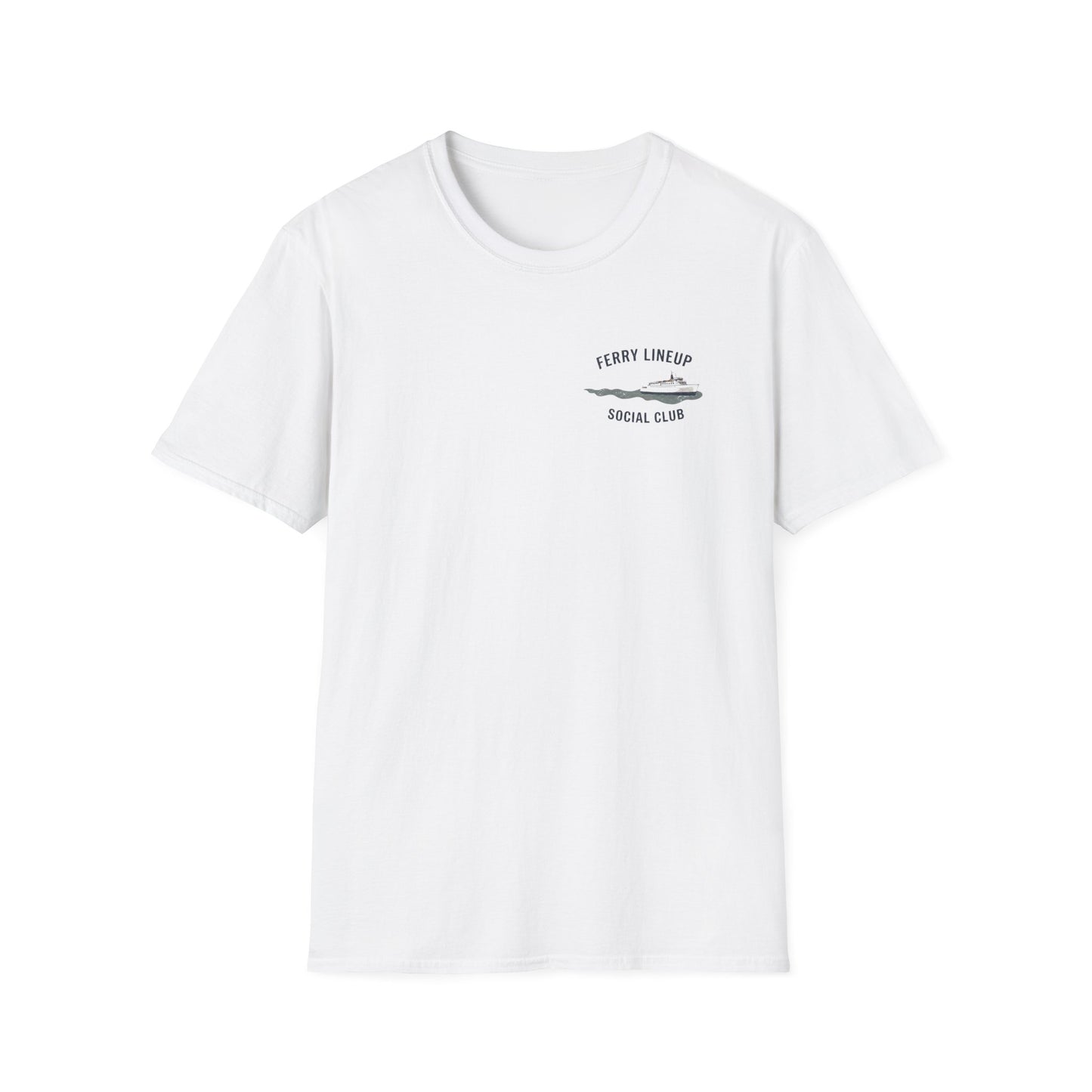 Ferry Lineup Social Club Softstyle Unisex T-Shirt