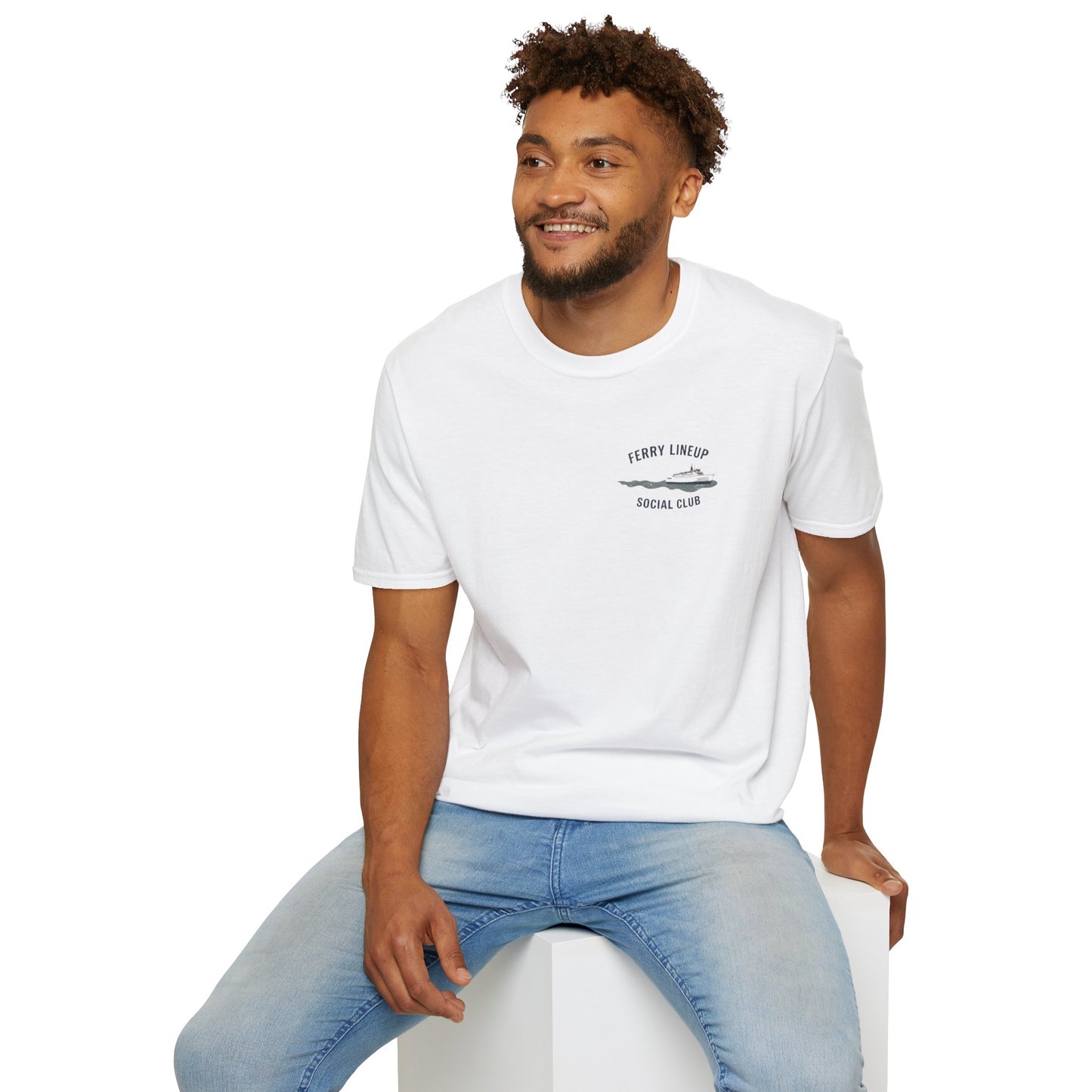 Ferry Lineup Social Club Softstyle Unisex T-Shirt