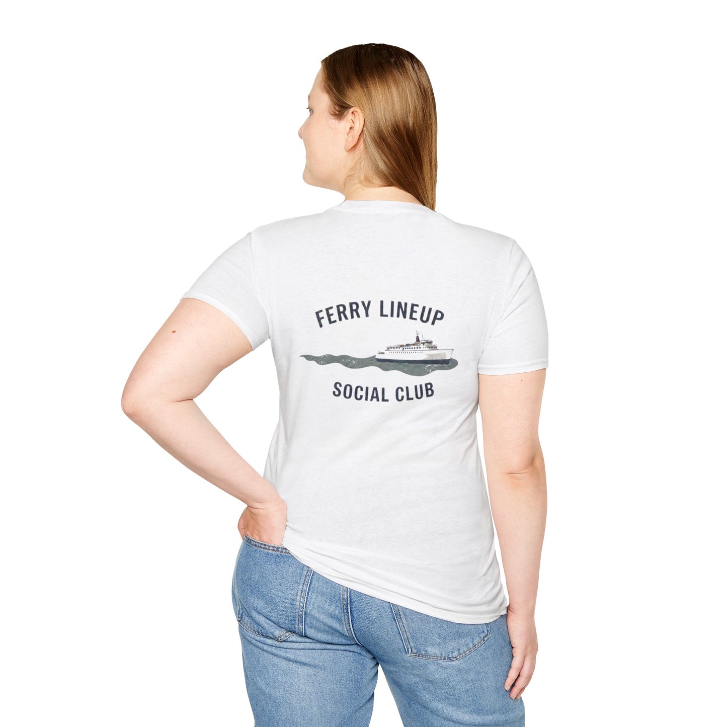 Ferry Lineup Social Club Softstyle Unisex T-Shirt