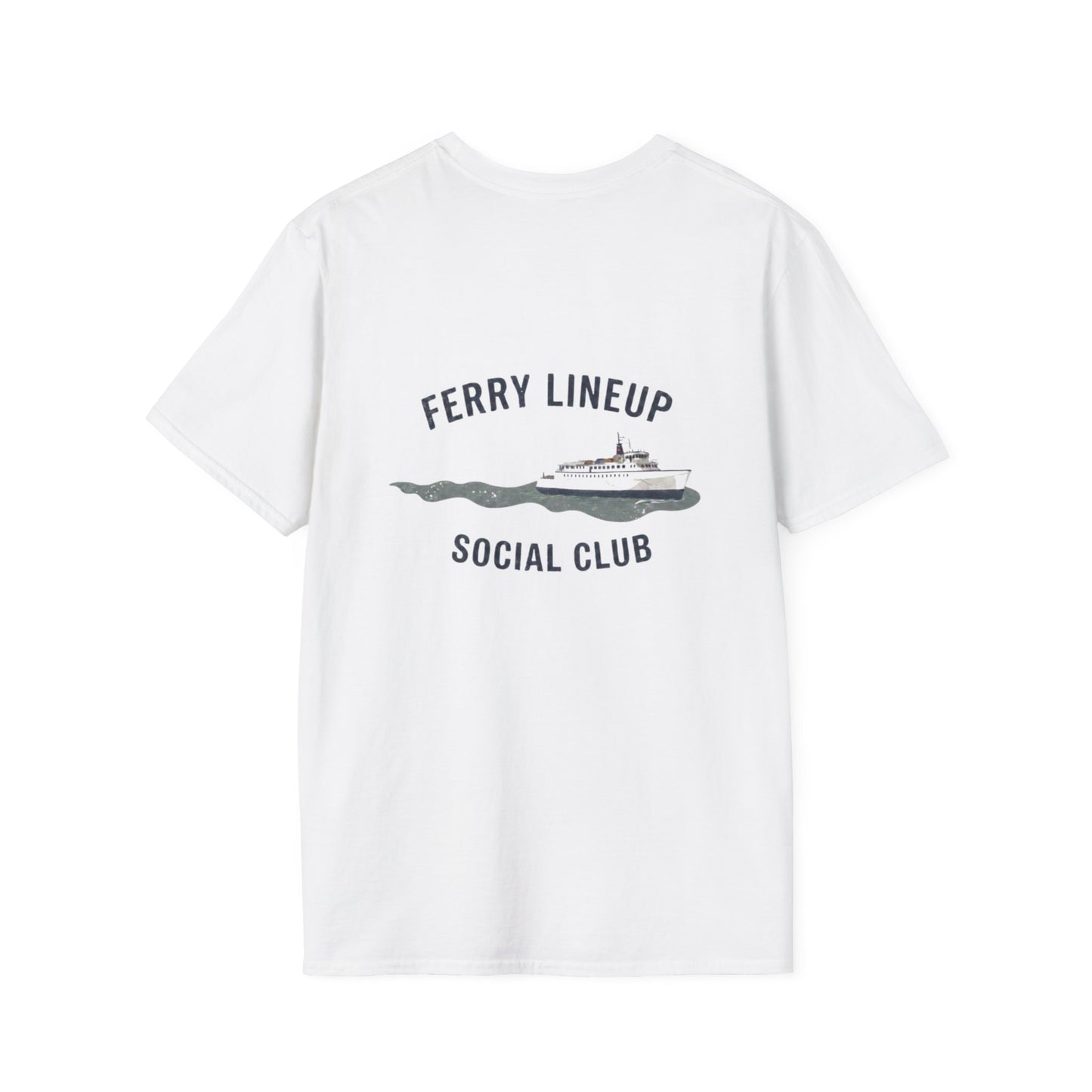 Ferry Lineup Social Club Softstyle Unisex T-Shirt