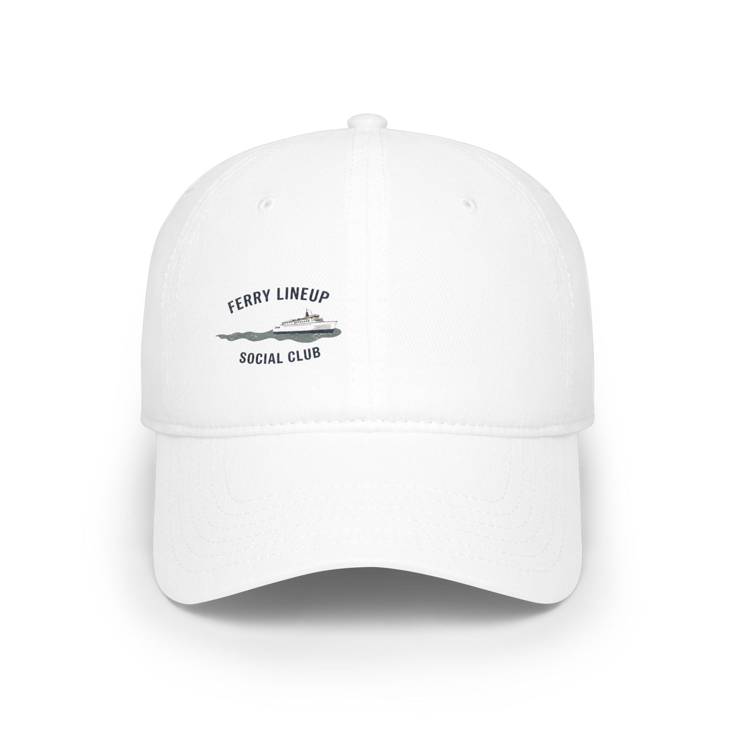 Ferry Lineup Social Club- Low Profile Baseball Cap